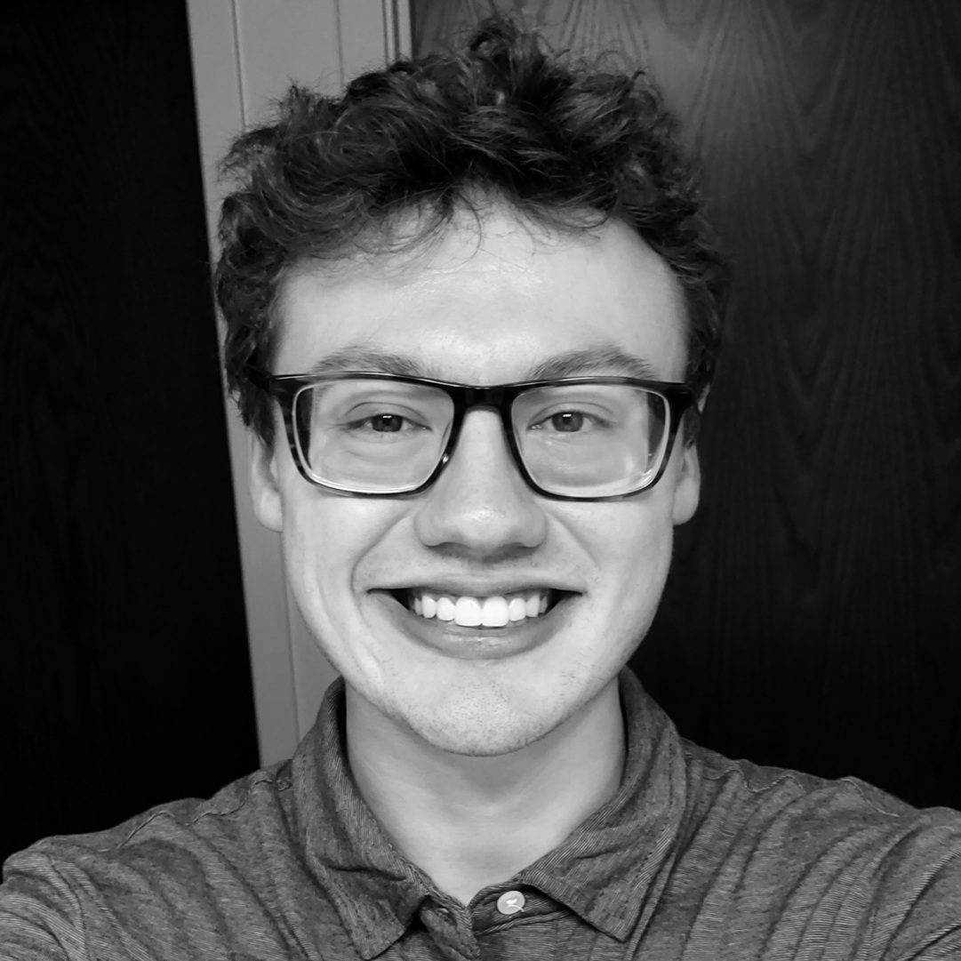 Grayscale image of me